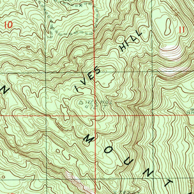 United States Geological Survey Ives Hill, MI (1984, 24000-Scale) digital map