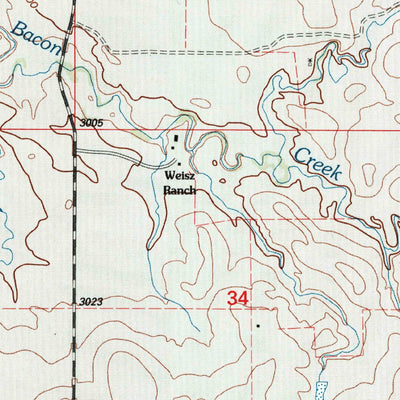 United States Geological Survey Ives, ND (1997, 24000-Scale) digital map