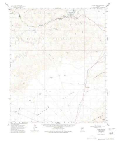 United States Geological Survey Ives Peak, AZ (1966, 62500-Scale) digital map