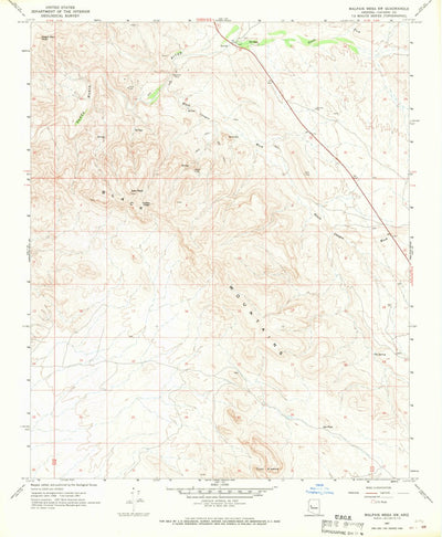 United States Geological Survey Ives Peak, AZ (1967, 24000-Scale) digital map