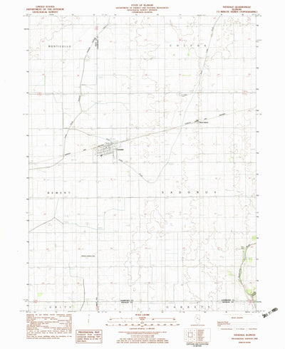 United States Geological Survey Ivesdale, IL (1983, 24000-Scale) digital map