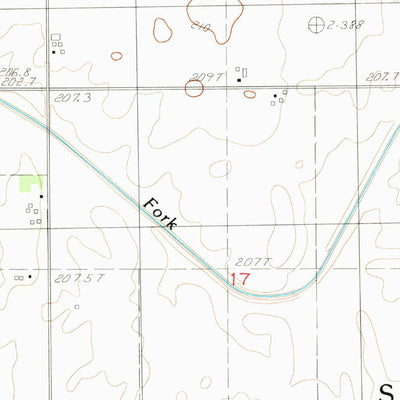 United States Geological Survey Ivesdale, IL (1983, 24000-Scale) digital map