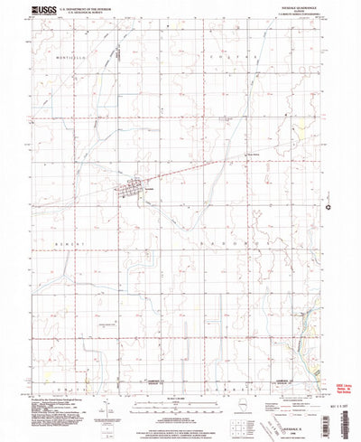 United States Geological Survey Ivesdale, IL (1998, 24000-Scale) digital map