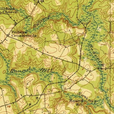 United States Geological Survey Ivor, VA (1920, 62500-Scale) digital map