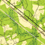 United States Geological Survey Ivor, VA (1945, 31680-Scale) digital map