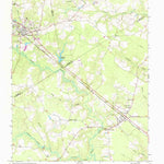 United States Geological Survey Ivor, VA (1968, 24000-Scale) digital map