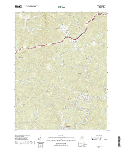 United States Geological Survey Ivydale, WV (2019, 24000-Scale) digital map