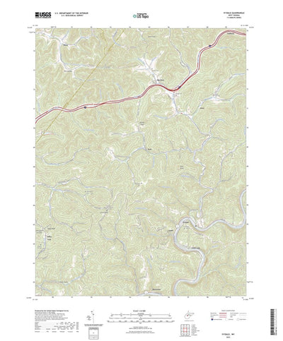 United States Geological Survey Ivydale, WV (2023, 24000-Scale) digital map