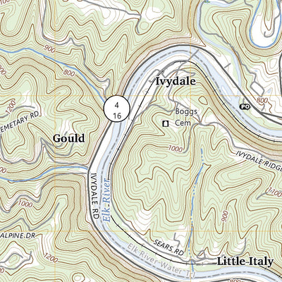 United States Geological Survey Ivydale, WV (2023, 24000-Scale) digital map