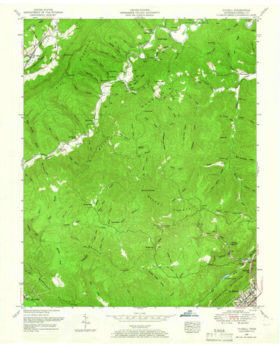 United States Geological Survey Ivydell, TN (1952, 24000-Scale) digital map
