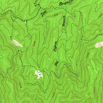 United States Geological Survey Ivydell, TN (1952, 24000-Scale) digital map
