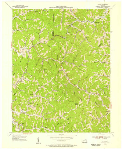 United States Geological Survey Ivyton, KY (1953, 24000-Scale) digital map