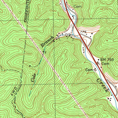United States Geological Survey Ivyton, KY (1992, 24000-Scale) digital map