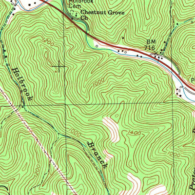 United States Geological Survey Ivyton, KY (1992, 24000-Scale) digital map