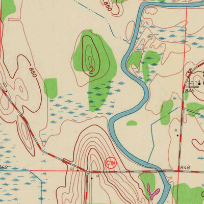 United States Geological Survey Ixonia, WI (1959, 24000-Scale) digital map