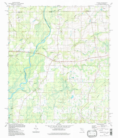 United States Geological Survey Izagora, FL-AL (1994, 24000-Scale) digital map