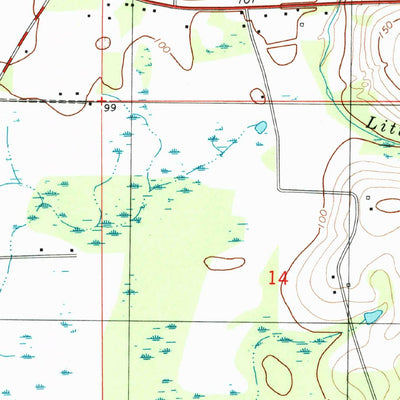 United States Geological Survey Izagora, FL-AL (1994, 24000-Scale) digital map