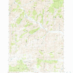United States Geological Survey Izee, OR (1990, 24000-Scale) digital map