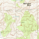United States Geological Survey Izee, OR (1990, 24000-Scale) digital map