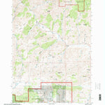 United States Geological Survey Izee, OR (1998, 24000-Scale) digital map