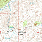 United States Geological Survey Izee, OR (1998, 24000-Scale) digital map