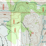 United States Geological Survey Izee, OR (1998, 24000-Scale) digital map