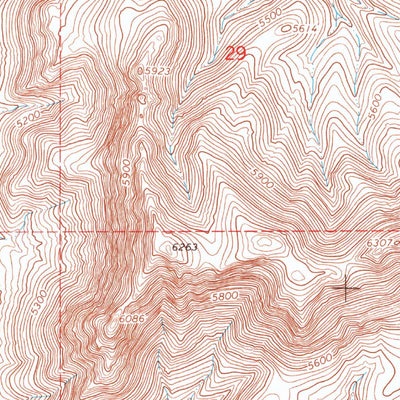 United States Geological Survey Izzenhood Ranch, NV (1965, 24000-Scale) digital map