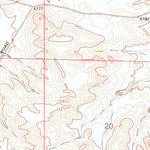 United States Geological Survey J H D Ranch, WY (1963, 24000-Scale) digital map