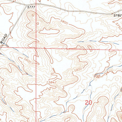 United States Geological Survey J H D Ranch, WY (1963, 24000-Scale) digital map