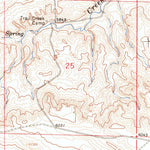 United States Geological Survey J H D Ranch, WY (1963, 24000-Scale) digital map