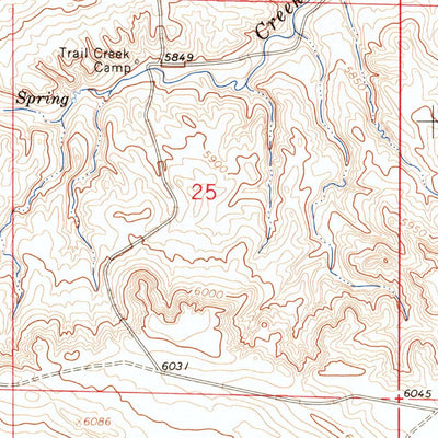 United States Geological Survey J H D Ranch, WY (1963, 24000-Scale) digital map