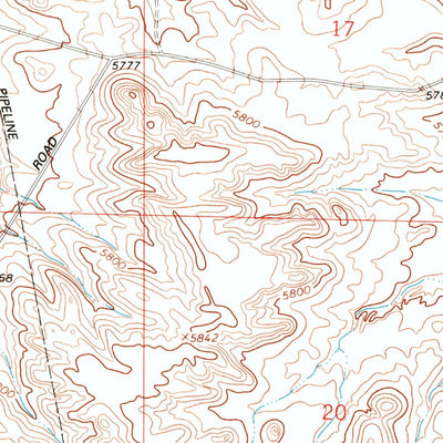 United States Geological Survey J H D Ranch, WY (1991, 24000-Scale) digital map