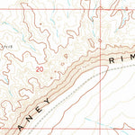 United States Geological Survey J O Dugway, WY (1970, 24000-Scale) digital map
