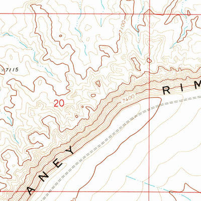 United States Geological Survey J O Dugway, WY (1970, 24000-Scale) digital map