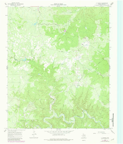United States Geological Survey J Y Ranch, TX (1966, 24000-Scale) digital map