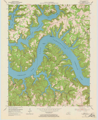 United States Geological Survey Jabez, KY (1954, 24000-Scale) digital map