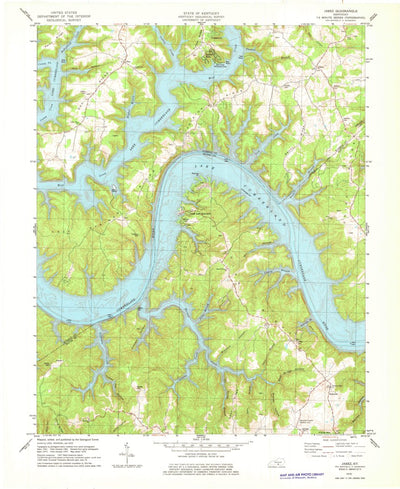 United States Geological Survey Jabez, KY (1978, 24000-Scale) digital map