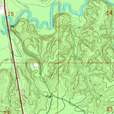 United States Geological Survey Jachin, AL (1978, 24000-Scale) digital map
