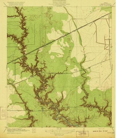 United States Geological Survey Jacinto City, TX (1920, 31680-Scale) digital map