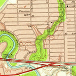 United States Geological Survey Jacinto City, TX (1955, 24000-Scale) digital map