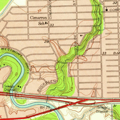 United States Geological Survey Jacinto City, TX (1955, 24000-Scale) digital map