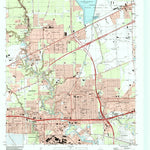 United States Geological Survey Jacinto City, TX (1995, 24000-Scale) digital map