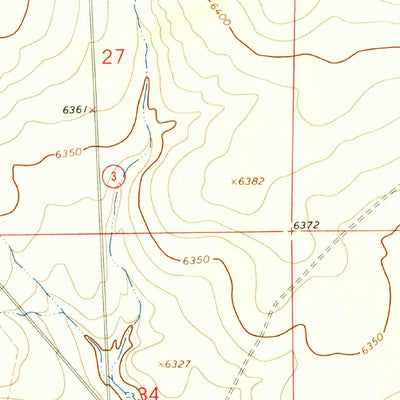 United States Geological Survey Jacinto Mesa, NM (1963, 24000-Scale) digital map