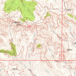 United States Geological Survey Jack Creek NW, MT (1969, 24000-Scale) digital map