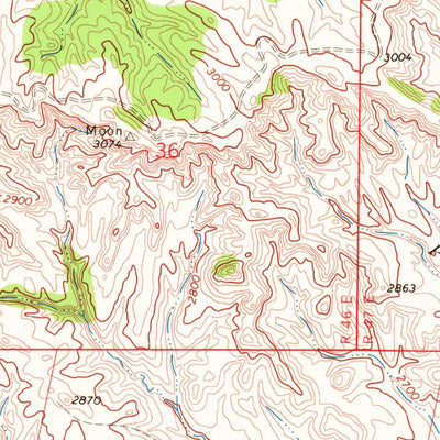 United States Geological Survey Jack Creek NW, MT (1969, 24000-Scale) digital map