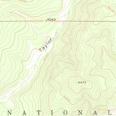 United States Geological Survey Jack Creek Ranch, CO (1956, 24000-Scale) digital map