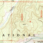 United States Geological Survey Jack Creek Ranch, CO (2000, 24000-Scale) digital map