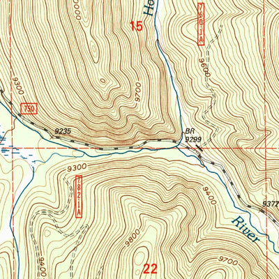 United States Geological Survey Jack Creek Ranch, CO (2000, 24000-Scale) digital map