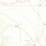 United States Geological Survey Jack Creek Reservoir, WY (1961, 24000-Scale) digital map