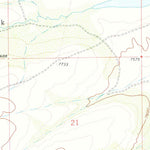 United States Geological Survey Jack Creek Reservoir, WY (1961, 24000-Scale) digital map